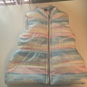 Calvin Klein pastel colored puff vest NEW ⭐️
